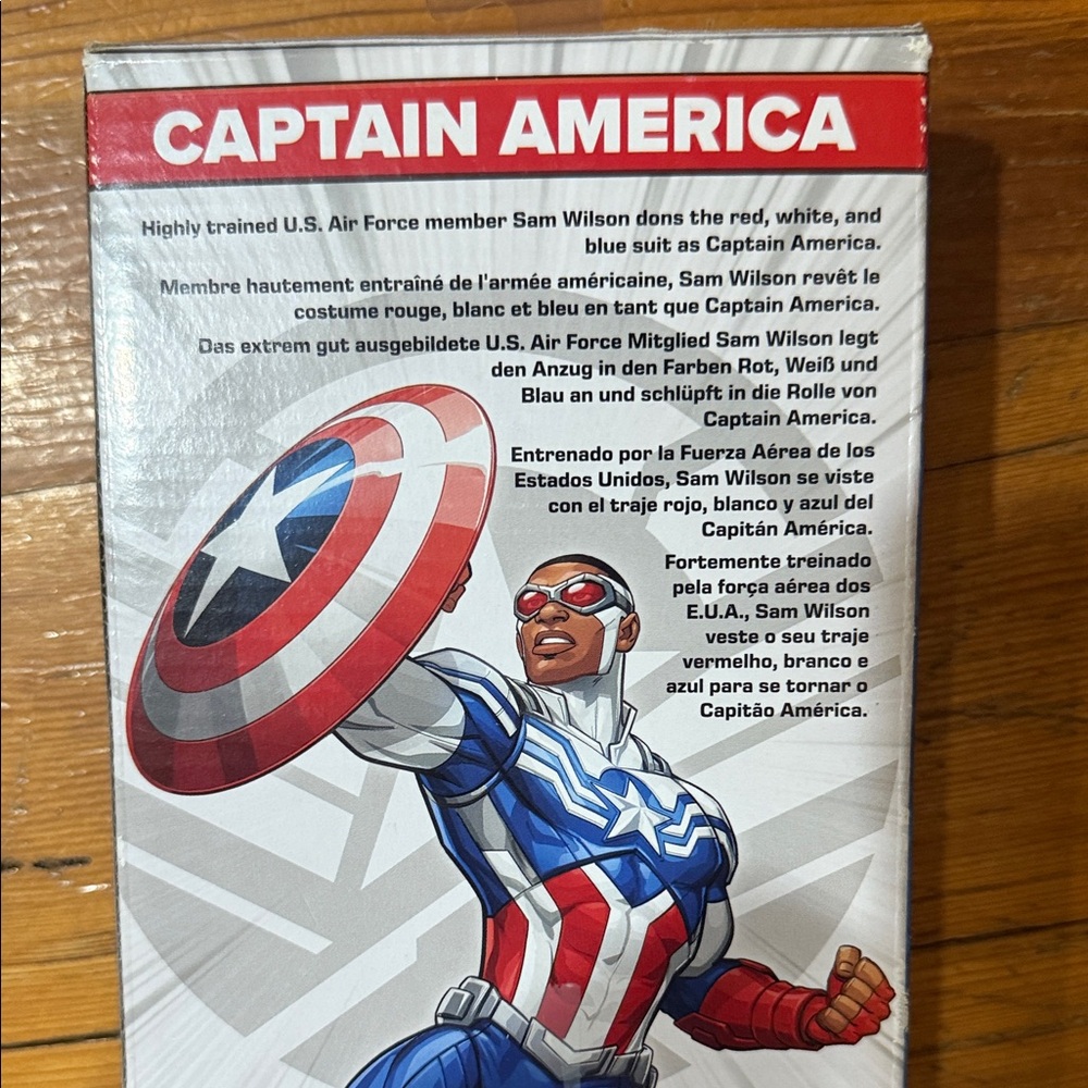 Captain America Action Figure (9") with Shield Marvel Mighty Hero Series NIB - Picture 6 of 10